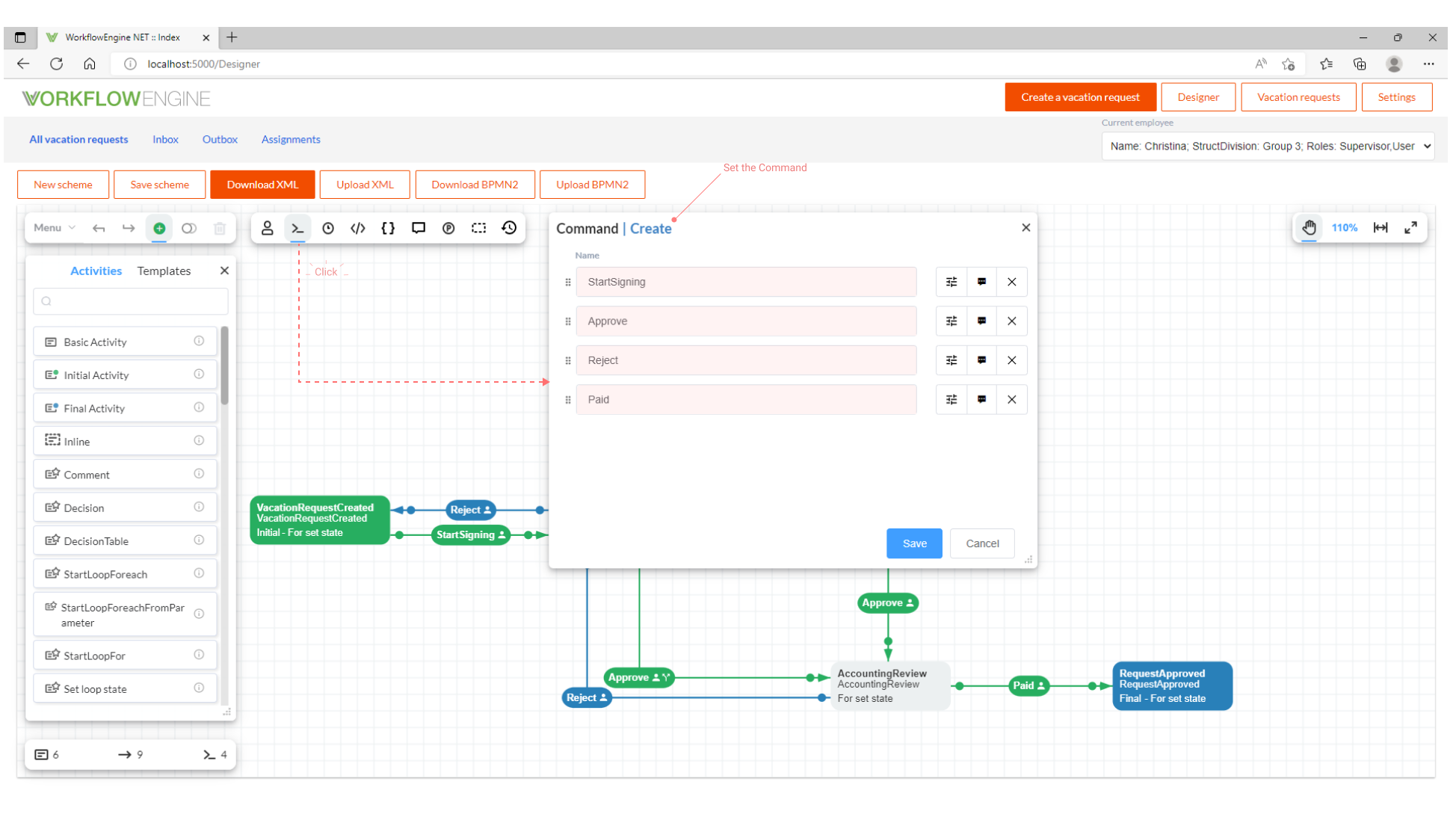 Workflow Engine Designer