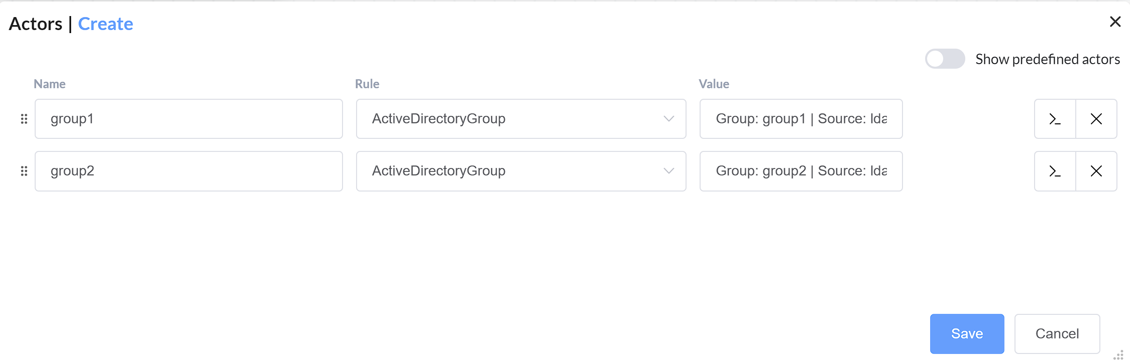 active directory actors
