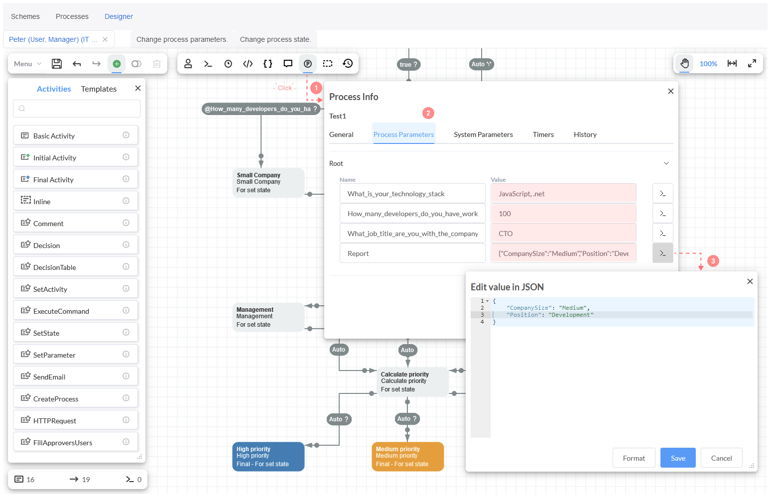 Process info