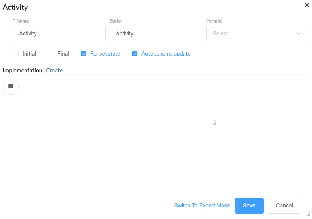 Custom dropdown example
