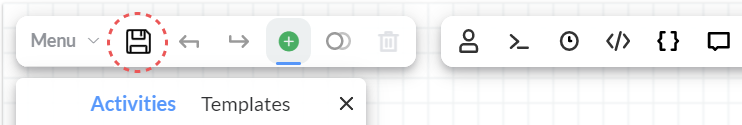 Save button