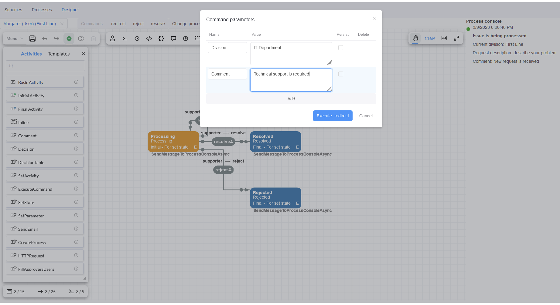 Command Parameters