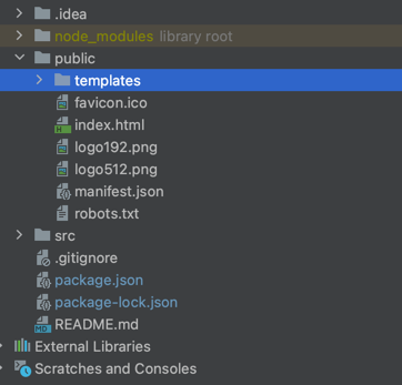 Templates folder