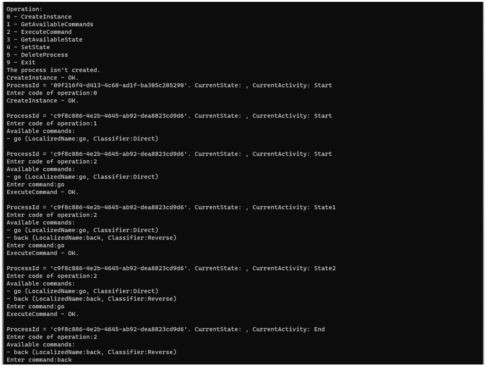 Console Application