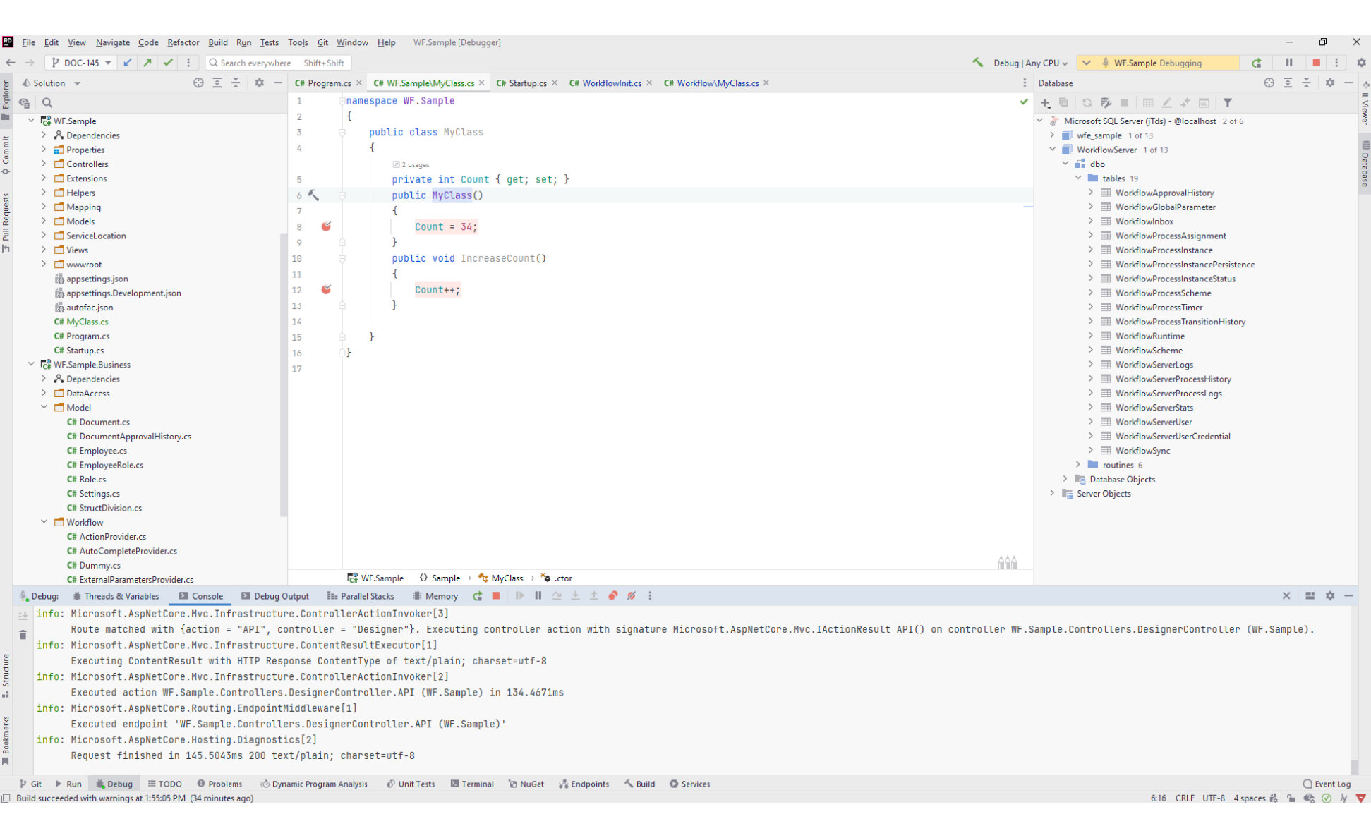 Add breakpoints